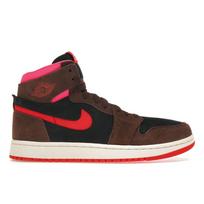 Air Jordan 1 High Zoom Comfort 2 Cacao Wow Picante Red Moteriški kedai Rudi Juodi Hyper-Pink DV1305-206 40