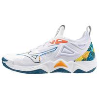 Mizuno Wave Momentum 3 Balti Maroko Mėlyni Unisex Sportbačiai Carrot-Curl V1GA231256 45