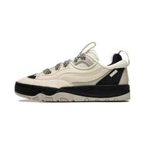 Li Ning CF Su Yu 4 Classic Thick Sole Height Increasing Low Top Skateboard Shoes Unisex Sneakers Beige Black AGLU291-1 43