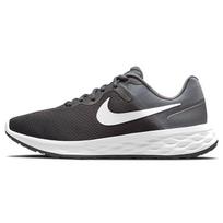 Nike Revolution 6 vyriški sportbačiai „Dūminė pilka“ su juodu ir baltu korpusu (DC3728-004) 42