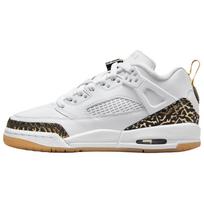 Air Jordan Spizike Low GS Balti Juodi Metalinio Aukso Vaikų Kedai Sail HJ9022-100 36 white