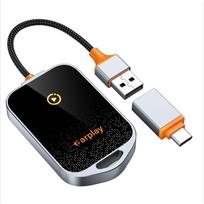 Belaidis CarPlay adapteris K81 Išmanusis blokas WIFI6 Bluetooth 5.0 sklandžiai automobilio navigacijai ir junglumui