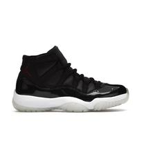 Air Jordan 11 Retro 72-10 Vyriški sportbačiai Juodi Juodi-Varsity-Raudoni 378037-002 45