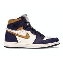 Air Jordan 1 Retro High SB LA To Chicago Unisex Kedai Violetiniai Court-Purple Sail-University-Gold-Black CD6578-507 36.5