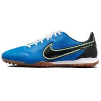 Nike React Tiempo Legend 9 Pro TF Šviesiai mėlyni su guminiu padu Vyriški kedai Lime-Glow Gum-Medium-Brown Black DA1192-403 38.5