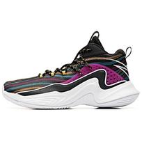 Anta Thompson Performance Comfortable Shock Absorption Anti-Slip Wear-Resistant Mid-Top Basketball Shoes Men sneakers Black Blue Yellow 11931601-6 42.5