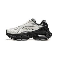 Li Ning Lijun BOW Trendo Serija Trendo Sporto Gyvenimo Būdo Batai Moteriški Gyvenimo Būdo Batai Kreminės Baltos Spalvos Juodi AZGU064-2 35
