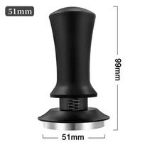 Kavos tamperis pastovaus spaudimo nerūdijančio plieno kavos miltelių presas 51/53/58 mm Espresso paskirstymo įrankis su kalibruota spyruokle