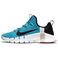 Nike Free Metcon 3 Šviesiai mėlynos spalvos Fury Vyriški sportbačiai Juodi Balti CJ0861-410 41