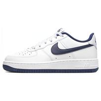 Nike Air Force 1 GS Balti Tamsiai Mėlyni Vaikų Sportbačiai Football-Grey FV5948-104 32 white