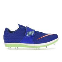 Nike High Jump Elite Racer Blue Lime Blast Unisex Sneakers Safety-Orange White 806561-400 40.5