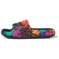 Adidas Adilette 22 Šlepetės Juodos Dažų Taškeliais Unisex Sportbačiai Core-Black Semi-Solar-Yellow IF1438 46