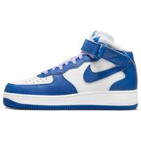 Nike Air Force 1 07 Mid Karališkai mėlyni Lėlės moteriški sportbačiai Balti Buriniai DX3721-100 36.5