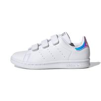 adidas Stan Smith CF C White Iridescent Kids Sneakers Cloud White Silver Metallic FX7539 29
