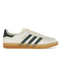 adidas Vyriški Gazelle Indoor Kreminės Baltos Žalios Gumos Unisex Sportbačiai Collegiate-Green IH7502 36