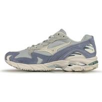 Mizuno Wave Rider 10 Retro žemi bėgimo bateliai Unisex sportbačiai Pilki Mėlyni D1GA215901 37