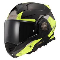 LS2 FF901 ADVANT X OBLIVION M.BLACK H-V modulinis šalmas S