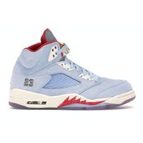 Trophy Room x Air Jordan 5 Retro Ice Blue Men Sneakers Sail-Metallic-Gold-University-Red CI1899-400 40.5