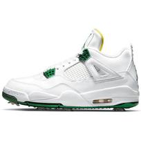 Air Jordan 4 Golf Masters Turnyras Vyriški sportbačiai Balti Metaliniai-Žali Tour-Geltoni CZ2439-100 40