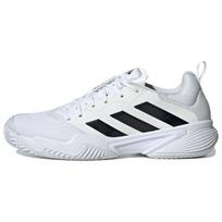 Adidas Barricade Balti Pagrindiniai Juodi Vyriški Sportbačiai Debesėlio Baltumo Matinio Sidabro ID1548 40