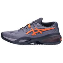 ASICS Gel-Resolution X pilkšvai violetiniai Nova oranžiniai vyriški sportbačiai 1041A481-500 43.5 gray