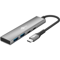 Goobay Slim 4-Port USB Hub, USB-C to USB-C/USB-A, 5Gbit/s | 76563