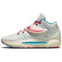 Nike KD 14 EP Daugiaspalviai Unisex Bėgimo Bateliai Kašmyro Balti Turkio-Mėlyni CZ0170-700 40