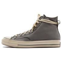 Vyriški Notre x Converse Chuck 70 aukšti tekstiliniai unisex sportbačiai pilki Frost-Grey natūralūs-dramblio kaulo A01628C 37