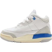 Air Jordan 3 Retro TD Lucky Shorts Baby Sneakers White Summit-White Hydrogen-Blue DM0968-101 22