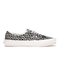 Comme des Garçons x Vans OG Authentic LX CDG Spausdinimas - Blanc De Blanc 2018 Unisex Sportbačiai Balti Juodi VN0A4BV9SHM 38.5