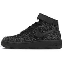 Nike Air Force 1 Flyknit Juodi Moteriški Kedai Juodi-Balti 818018-002 35.5