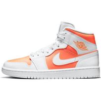 Air Jordan 1 Mid SE Bright Citrus Moteriški sportbačiai Oranžiniai Balti CZ0774-800 36.5
