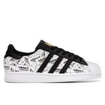 adidas Superstar Etikečių Koliažas Unisex Sportbačiai Balti Debesies Baltumo Pagrindiniai Juodi FV2819 36