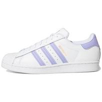 Adidas Superstar Balti Šviesiai Violetiniai Unisex Kedai Debesėlių Baltumo Rūkuoti Oranžiniai GX2537 44