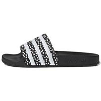 Adidas Adilette Šlepetės Taškeliais Moteriški Sportbačiai Juodi Core-Black Core-White FX5923 35½