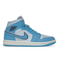 Air Jordan 1 Mid SE Ledo Mėlynumo Moteriški Kedai Juodi Sail Tamsiai Mėlyni DV1302-400 38.5
