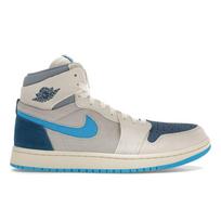 Air Jordan 1 High Zoom Comfort 2 Tamsiai melsvi vyriški kedai Sail mėlyni-pilki šviesiai sidabriniai DV1307-104 44