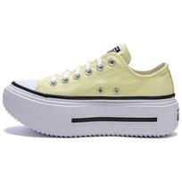 Converse Chuck Taylor All Star Lift Dvigubo Paduko Žemi Citrinų Ledo Gėrimo Unisex Sportbačiai Geltoni Balti Juodi A16283C 37