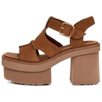 UGG New Heights Madingi Viens Dirželio Basutės Moteriškos Basutės Rudos 1167478-CHE 39