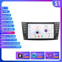 Ossuret 8  Mercedes Benz E-klasei W211 E200 E220 E300 E350 E240 E270 E280 W219 su automobilio radijo palaikymu, belaidžiu išmaniuoju DVR, Carplay, Android Auto S1 8Core 3G 32G AI