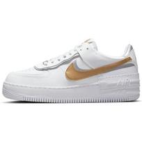 Nike Air Force 1 Shadow Balti Metalinio Aukso Moteriški Kedai Metalinio Sidabro DM3064-100 41
