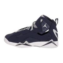Air Jordan True Flight GS Navy Kids Sneakers Blue Grey-White 343795-404 38