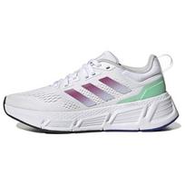 Adidas Questar Balti Ryškiai Rožiniai Moteriški Sportbačiai Debesų Baltumo Sidabrinės Aušros HP2431 37⅓