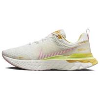 Nike React Infinity Run Flyknit 3 Sail Solar Flare Moteriški sportbačiai Kreminės baltos spalvos Vidutinio minkštumo rožinės spalvos FD4619-111 40.5