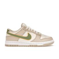 Nike Dunk Low Šviesiai dramblio kaulo spalvos Aliejaus žalumos Moteriški kedai Kreminės baltos spalvos Lazerinės oranžinės spalvos FQ6869-131 35.5