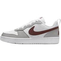 Nike Court Borough Recraft GS Šviesus geležies rūda Tamsus ponis Vaikų sportbačiai Pilki Balti FZ1024-100 36