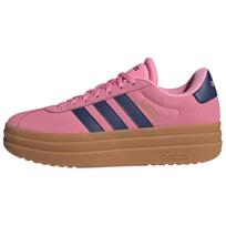 adidas VL Court Bold Bliss Pink Tamsiai Mėlyni Moteriški Kedai Aukso Metalo JI1789 38