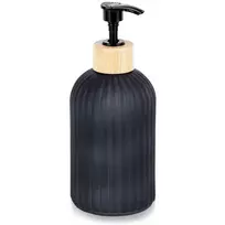 Skysto muilo dozatorius Vilde 400 ml stiklinis juodas