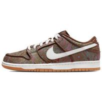 Nike Dunk Low Pro Premium SB Paisley Unisex Sneakers Brown DH7534-200 42