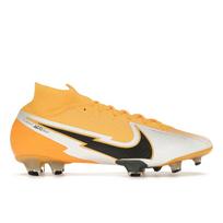 Nike Mercurial Superfly 7 Elite FG Lazerinė Oranžinė Unisex Sportbačiai Balti Juodi AQ4174-801 45